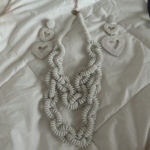 , Summer necklace and Earrings